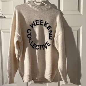 ASOS Cream Weekend Collective Sweater